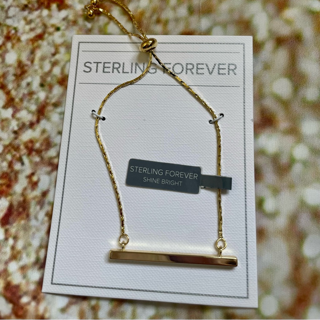 Nwt Sterling Forever Slider Adjustable Bar Bracelet 35$